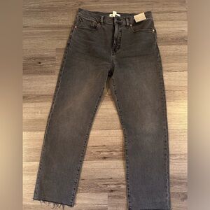 Madewell The '90s Straight Crop Jean, size 29, NWT
